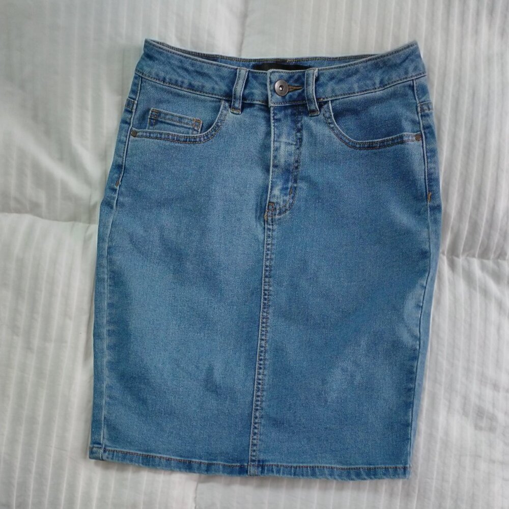 Vero Moda Denim Pencil Skirt, size XS